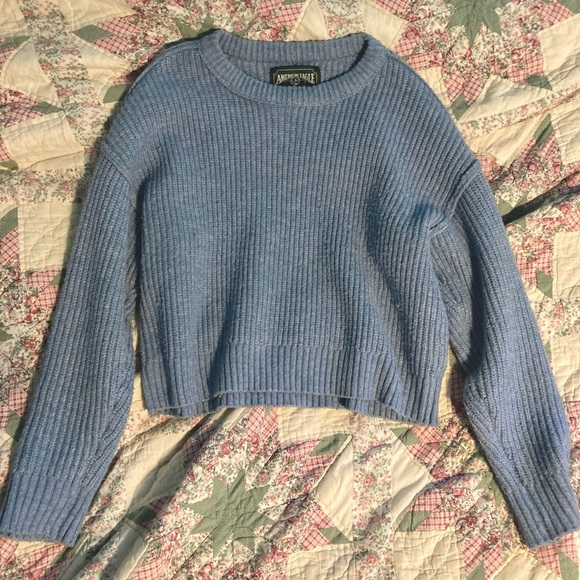 AE Blue Snowdrift Sweater - Picture 1 of 7